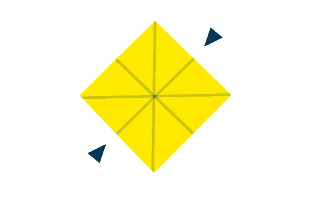 How to fold an Origami Flapping Bird -Step 03