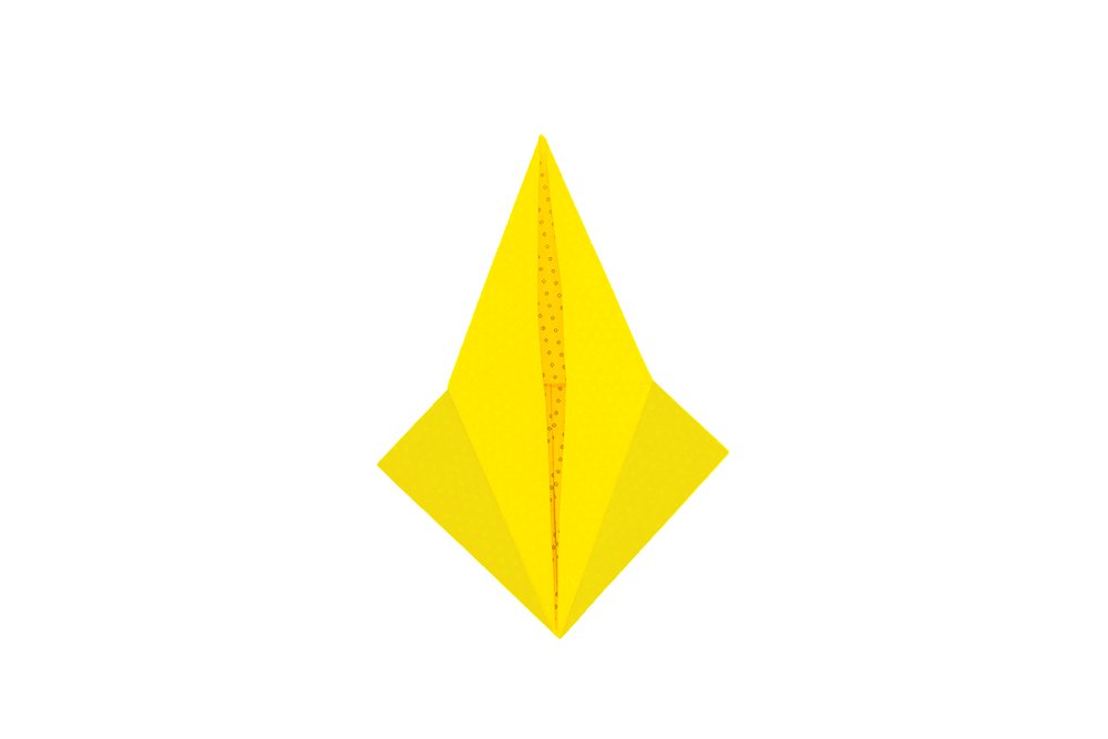 How to fold an Origami Flapping Bird -Step 09