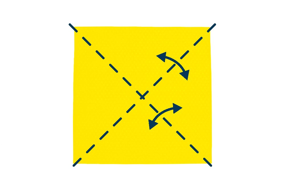 How to fold an Origami Flapping Bird - Step 01