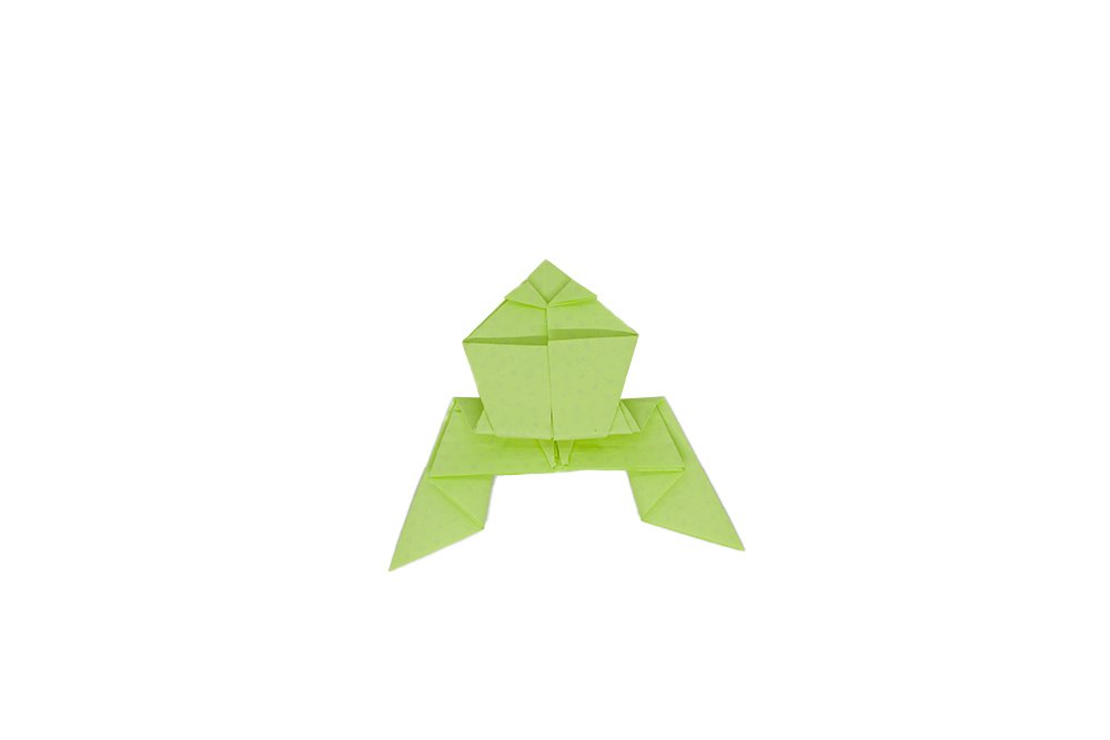 How to fold a Paper Frog - Finish