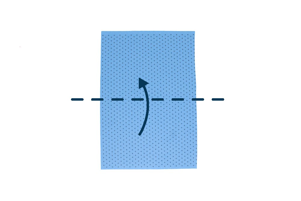 How to fold an OrigamiBar Envelope - Step 01