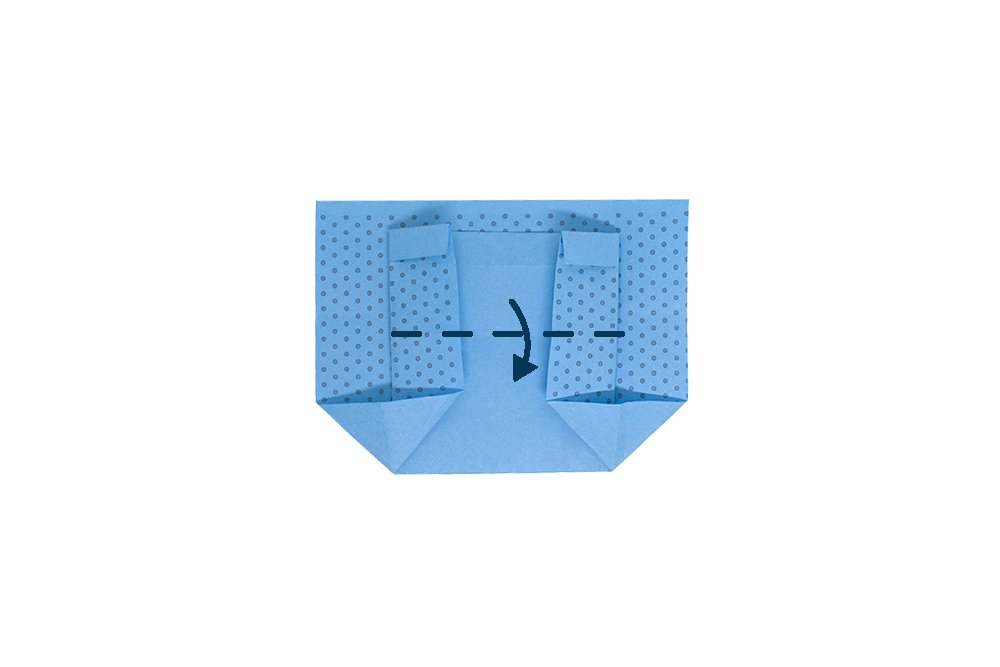 How to fold an Origami Bar Envelope - Step 011