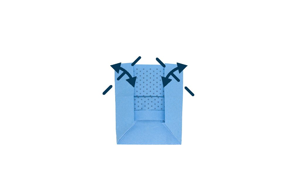 How to fold an Origami Bar Envelope - Step 014