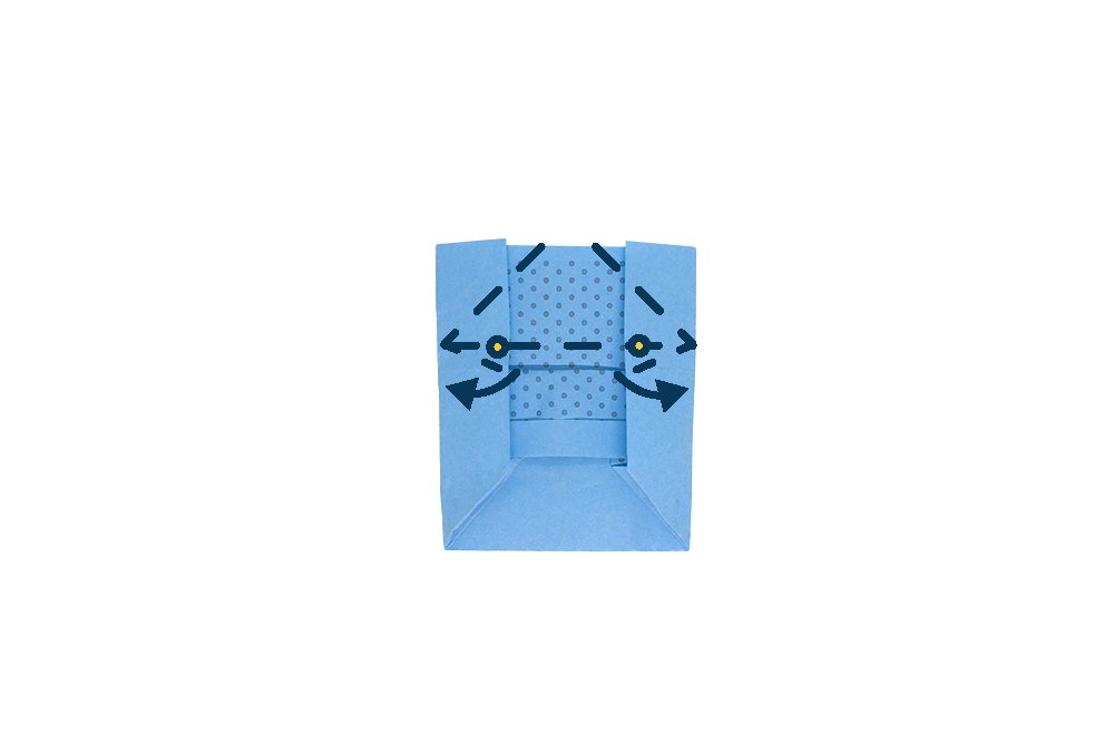 How to fold an Origami Bar Envelope - Step 015