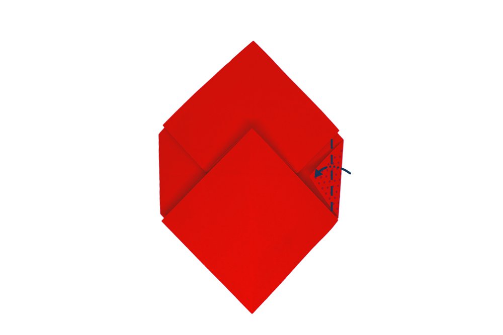 How to fold an Origami Car- Step 10