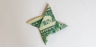 How to Make a Paper Origami Ninja Star - Thumbnail