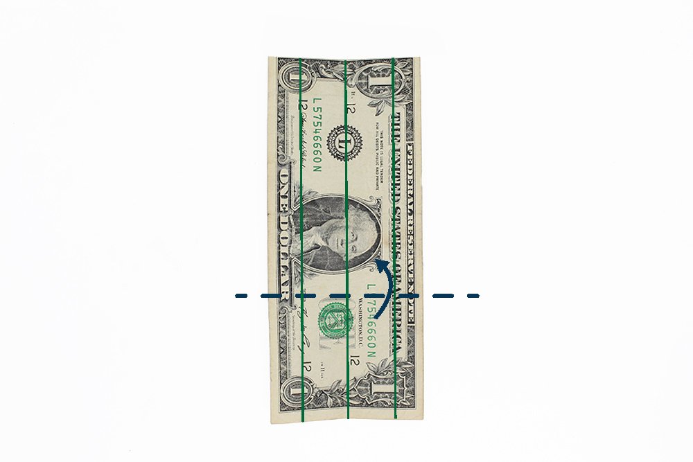 How to fold a Dollar Origami Shirt - Step 04