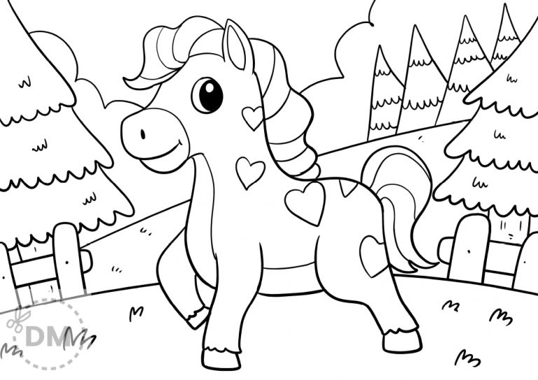 My Little Pony Coloring Page | Horse Coloring Sheet