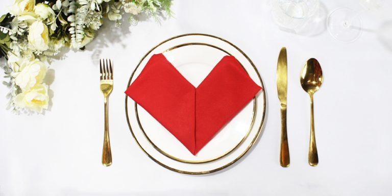 Create an Easy Heart Napkin Fold Perfect for Valentines Days!