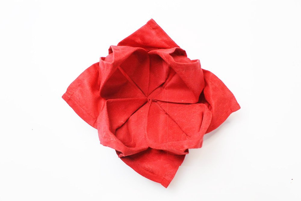 Napkin Folding Rose-18