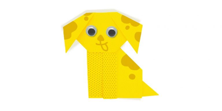 Build an Easy Origami Dog From Scratch | DIY Kid’s Paper Craft