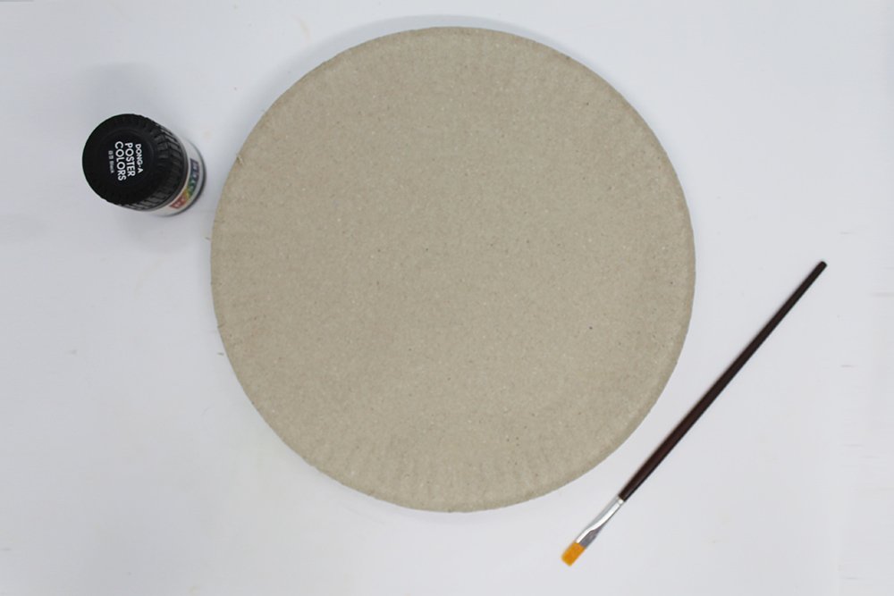 How to Make a Paper Plate Pumpkin - Step 13