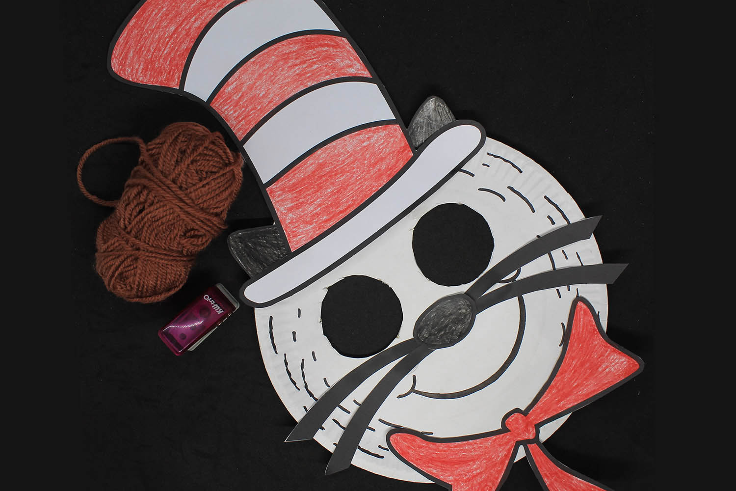 How to Make a Paper Plate Cat - Step 21